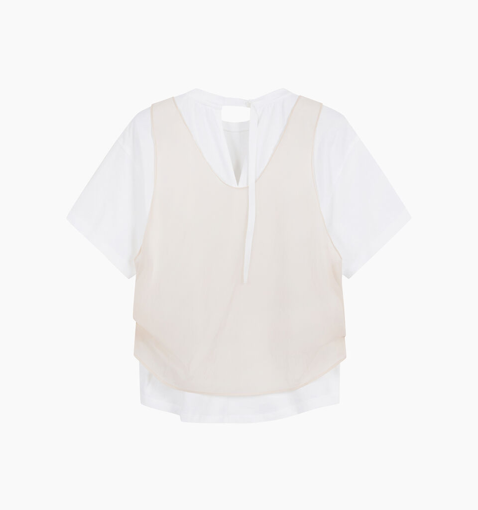 T-SHIRT - sisley k women - White | Sisley K image number 3
